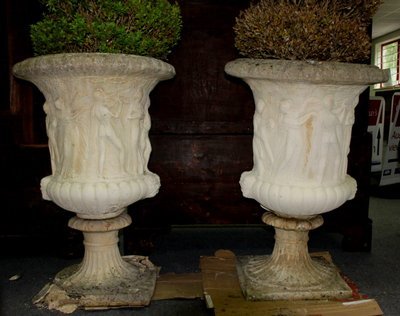 A pair of Haddonstone campana shaped 165ac6