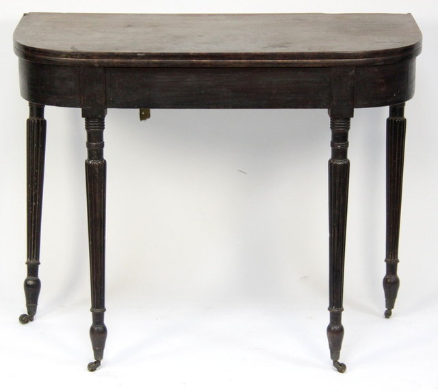 A Regency mahogany tea table the 165af5