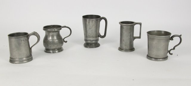 An 18th Century pewter half pint