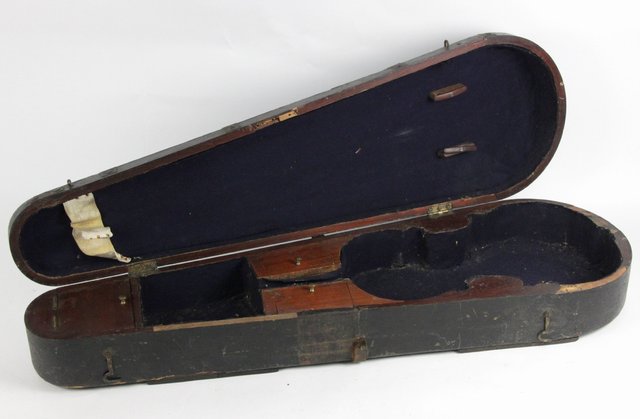A 19th Century violin case with