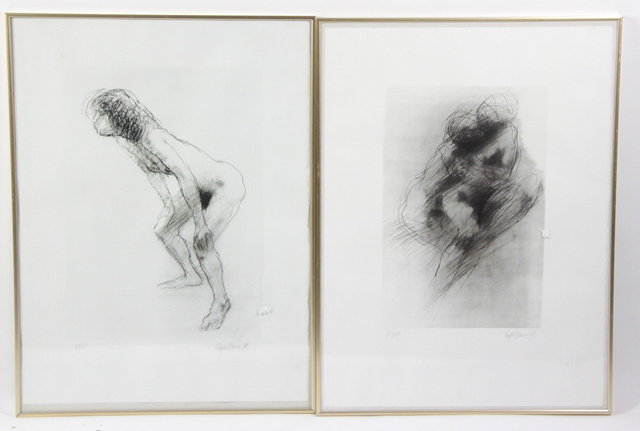 Ralph Brown ARR Nudes a pair signed 165b94