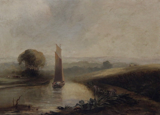 19th Century English School River