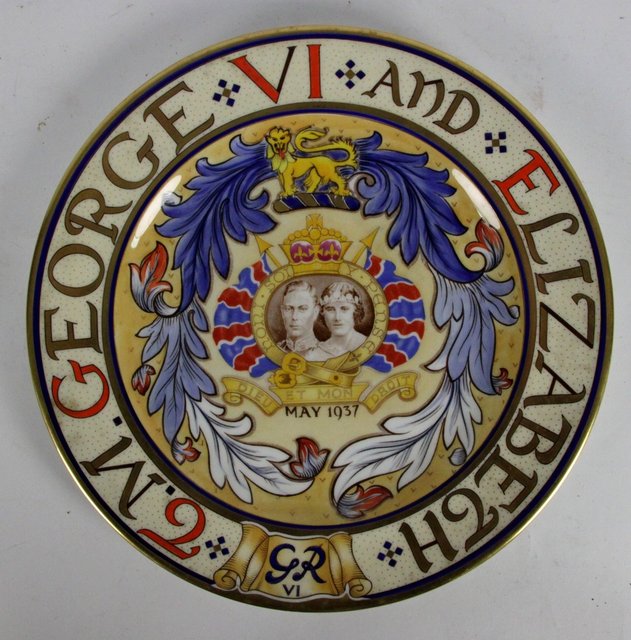 A Shelley 1937 Coronation plate for