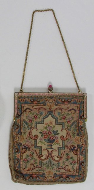 A tapestry evening bag with design 165c11