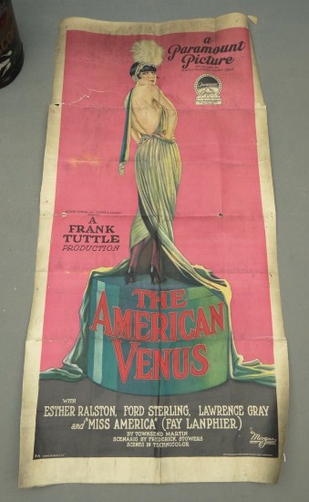 Large vintage movie poster The American