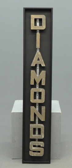 C. 1930 s Diamonds sign from New