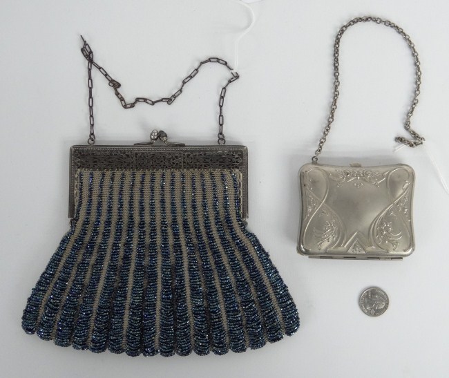 Lot two vintage purses including