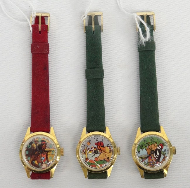 Lot three watches faces include