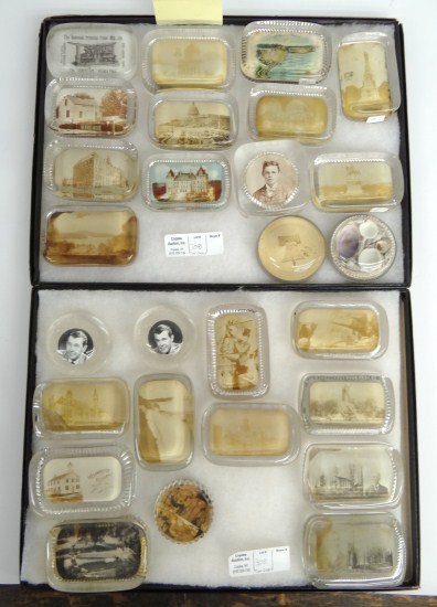Collection (27) 19th/20th c. paperweights