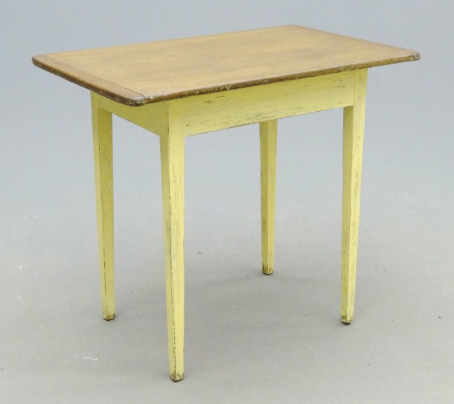 20th c. primitive work table with