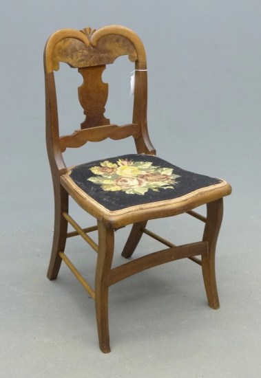 19th c late Empire side chair 165e1d