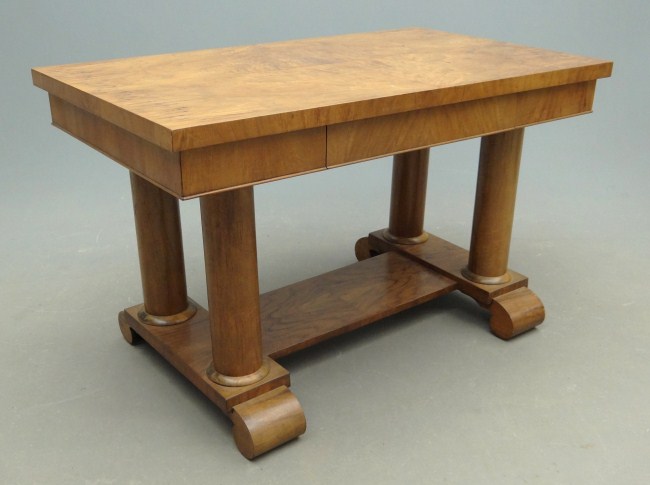 C. 1900s pedestal base single drawer