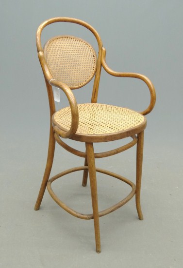 Thonet pool hall chair. 41 Overall