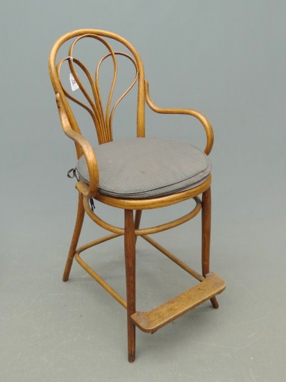 Thonet pool hall chair. 42 Overall