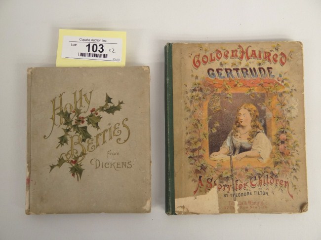 Lot two early books including ''Holly