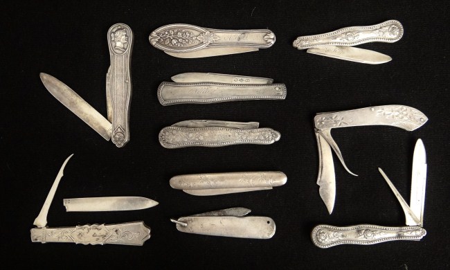 Lot 10 various sterling silver