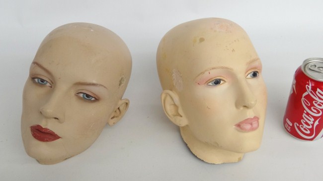 Pair early to mid 20th c. mannequin