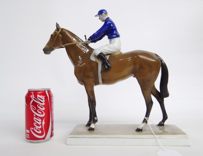 German Fraureuth porcelain horse