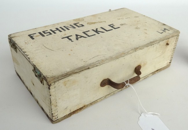 Early 20th c painted fishing tackle 165f12