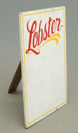 Vintage Lobster trade sign 165f24