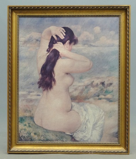 Print nude woman label verso The 165f3f
