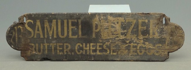 19th c painted wooden trade sign 165f77