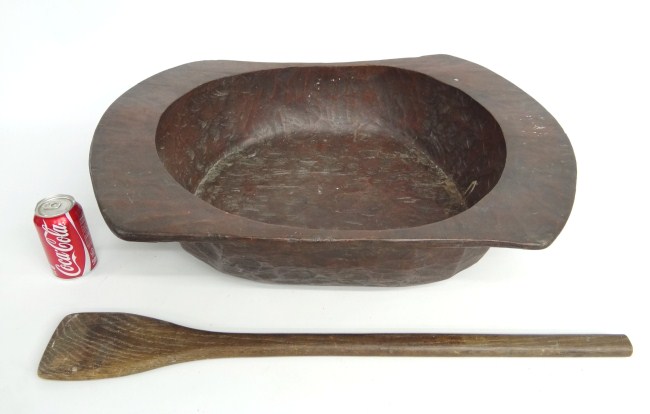 Dough bowl 21'' W 28'' Length along