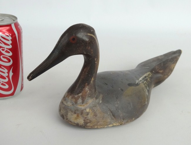 Painted wooden decoy 13 Length  165fbe