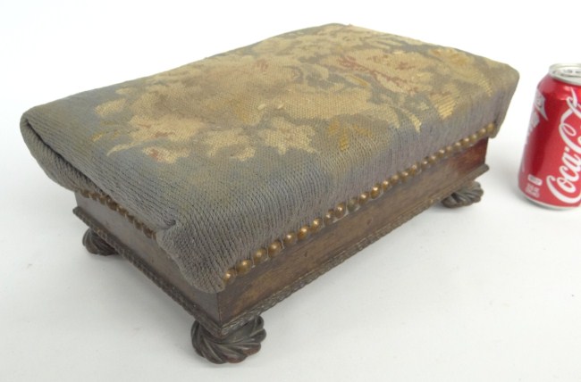 19th c Empire footstool 13  16601c