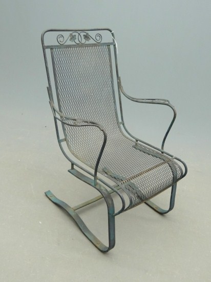 Metal spring chair 18 Seat Ht  166053