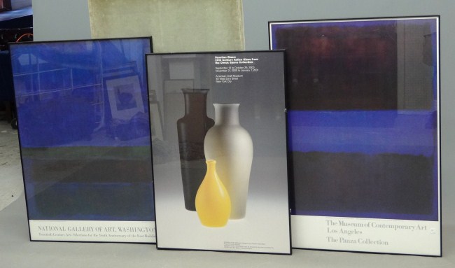 Lot three museum posters including 166065