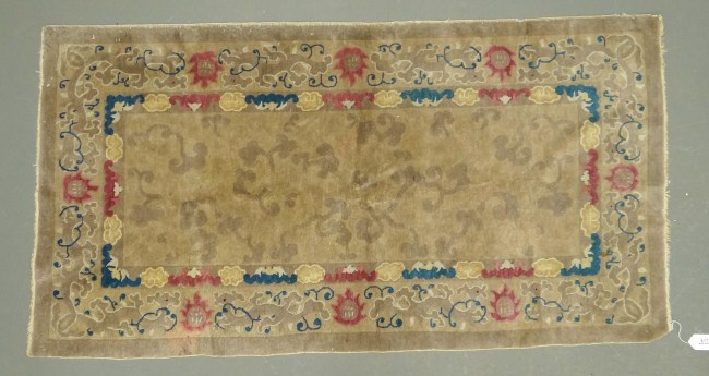 Chinese rug. 37 x 70.