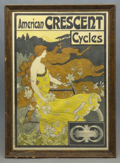 c 1899 poster American Crescent 1663cb