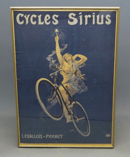 c 1899 poster Cycles Sirius  1663cd
