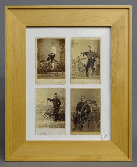19th c. Photograph lot (4) cabinet