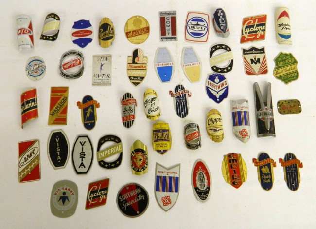 Head badge lot (mostly new old