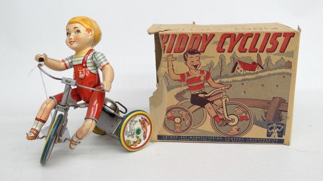 Vintage ''Kiddy Cyclist'' toy in