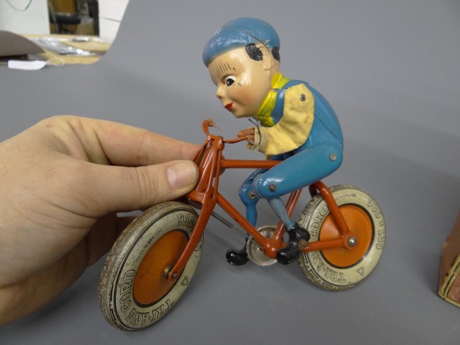 The Triang Gyro Cycle toy in original