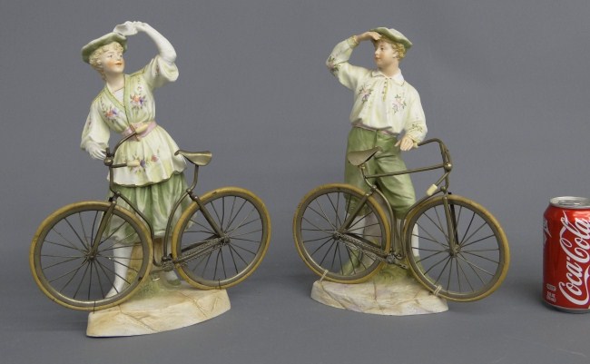 Scarce pair 19th c Heubach figurines 166451
