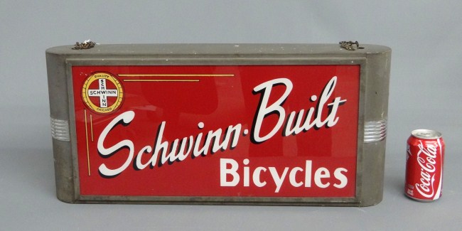 ''Schwinn Built Bicycles'' display