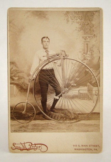 Photograph of a High Wheel rider 166470