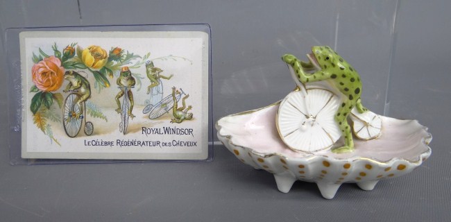 Small frog on highwheel pin tray and