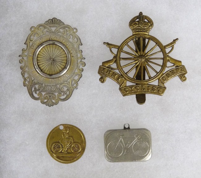 Lot of 4 bicycle medals including 16651a