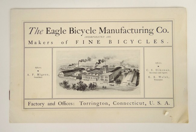 Catalog ''The Eagle Bicycle Mfg.