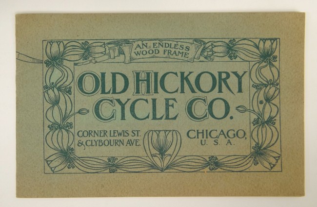 Rare Old Hickory Cycle Co. catalog