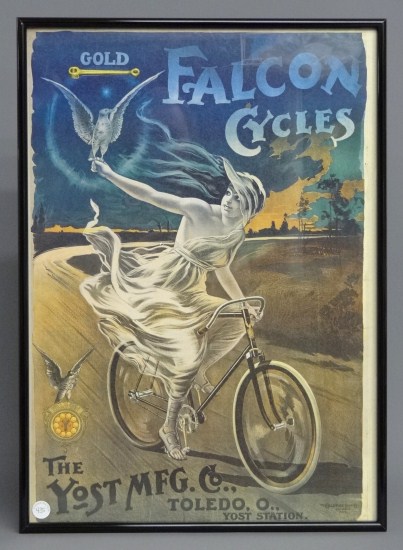 Reproduction poster ''Falcon Cycles''