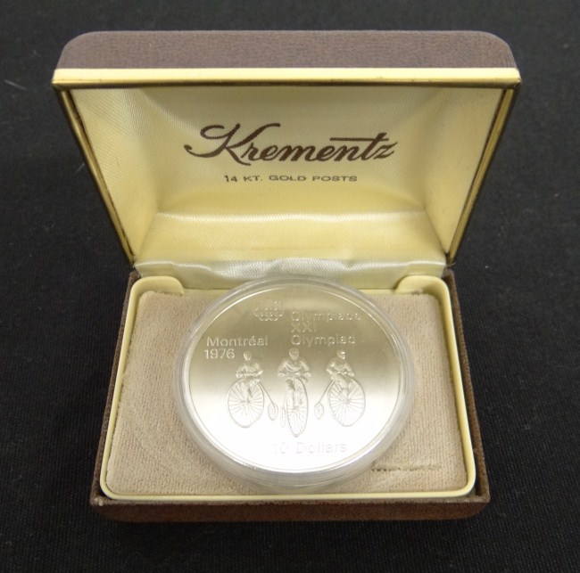 1976 Canada Olympiad $10.00 silver coin.