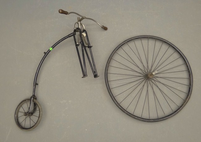 19th c. highwheel project bicycle