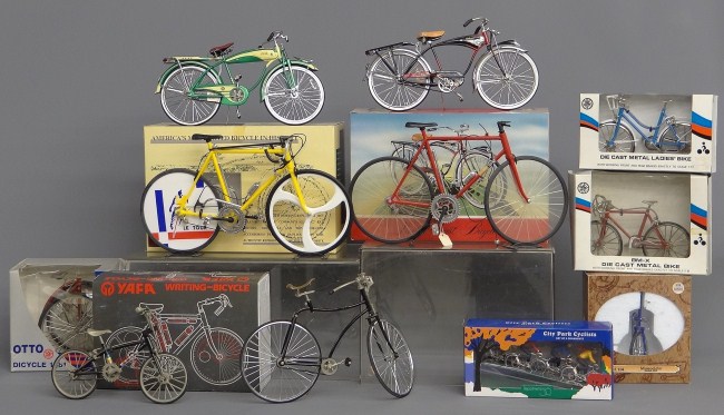 Bicycle model lot mostly mint in
