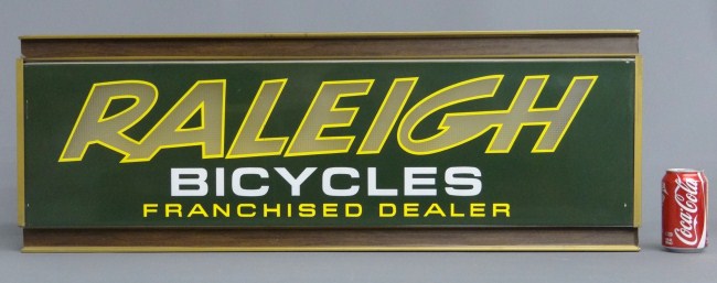 Illuminated ''Raleigh'' bicycle